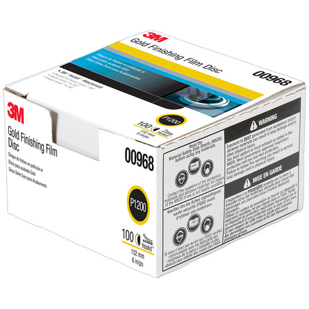 3M Hookit Finishing Film Discs, 00968 - 1200 grit, 6 3M Hookit Finishing Film Discs, 00968 - 1200 grit, 6