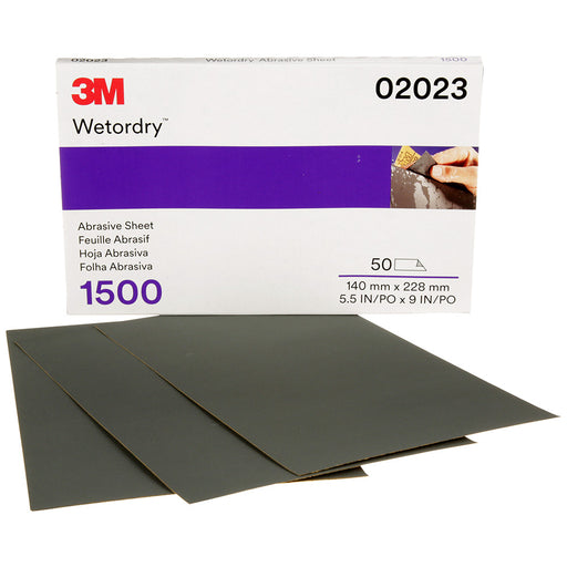 3M Wetordry Abrasive Sheet, 02042, P240, 9 In X 11 In, 50 Sheets Per Carton - Foto 7