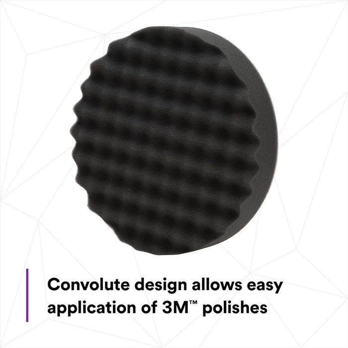 3M Perfect-It Foam Polishing Pad, 05738 - 8", Black