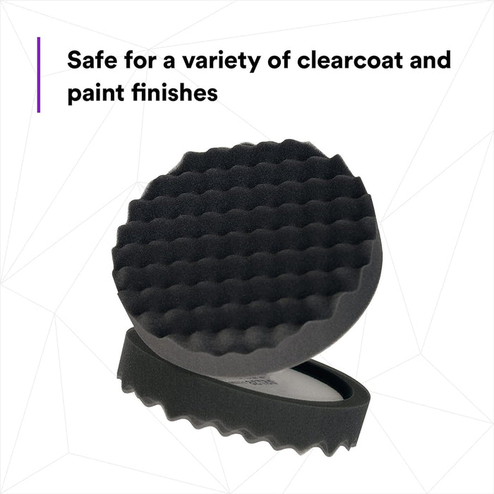 3M Perfect-It Foam Polishing Pad, 05738 - 8", Black
