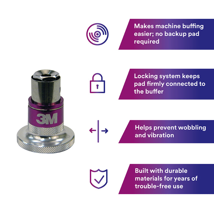 3M Quick Connect Adapter for Rotary Polishers, 05752 - 5/8"
