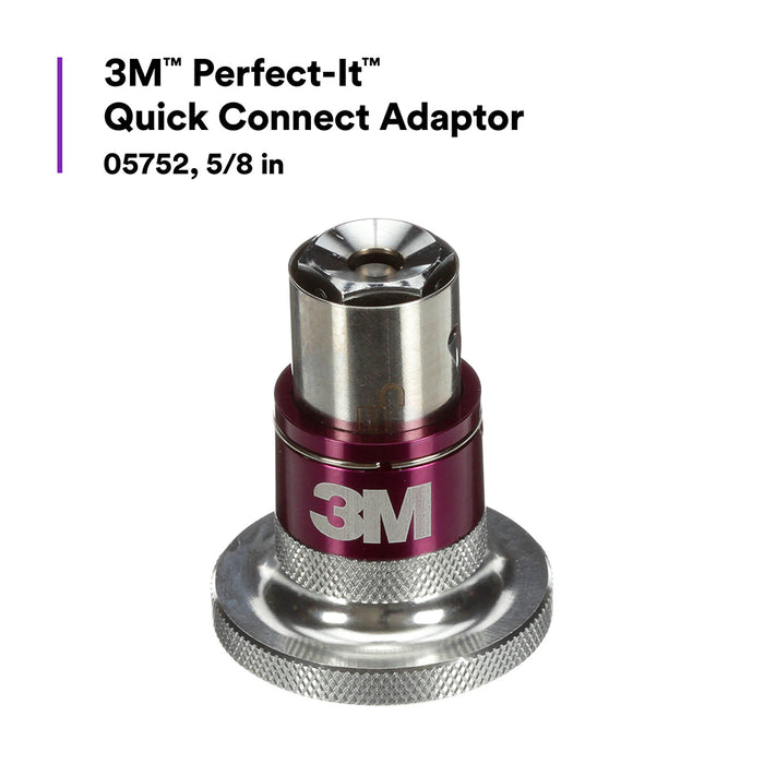 3M Quick Connect Adapter for Rotary Polishers, 05752 - 5/8"