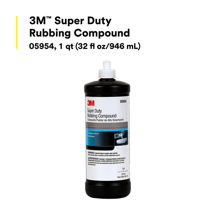 3M Super Duty Rubbing Compound, 05954 - 32 oz.