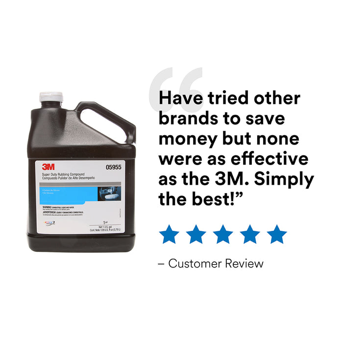3M Super Duty Rubbing Compound, 05955 - 1 gal.