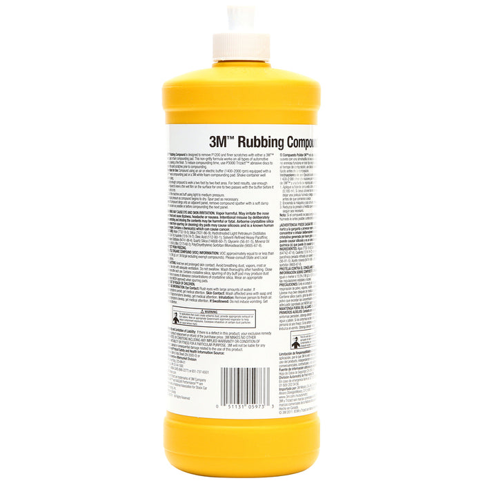 3M Perfect-It II Rubbing Compound, 05973 - 32 oz.