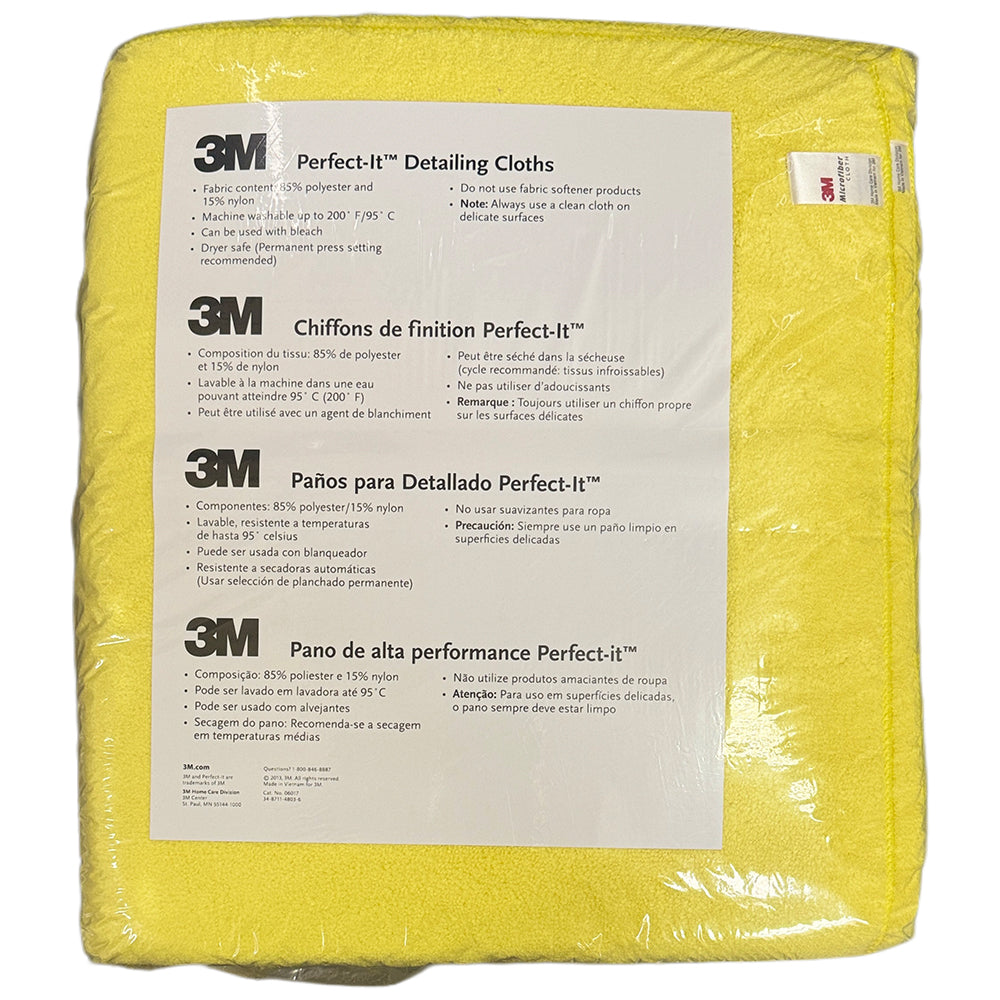 Detailing Clothes 3M Perfect-It Microfiber Detailing Cloths, 06017 - 12