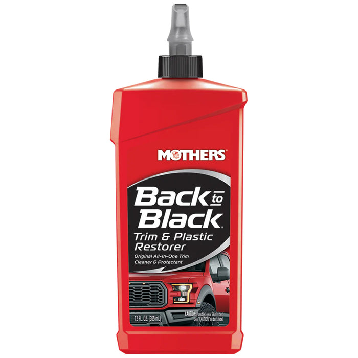 Mothers Back-to-Black Trim & Plastic Restorer, 06112 - 12 oz.