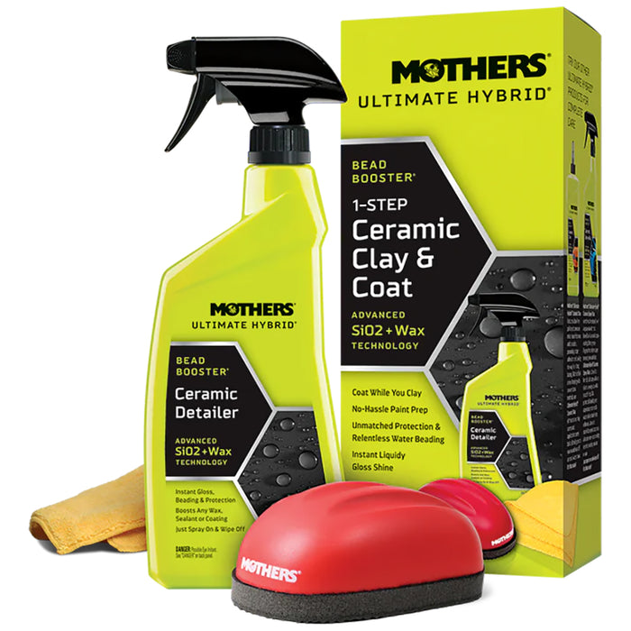 Mothers Ultimate Hybrid 1-Step Ceramic Clay & Coat, 07260 - 24 oz.