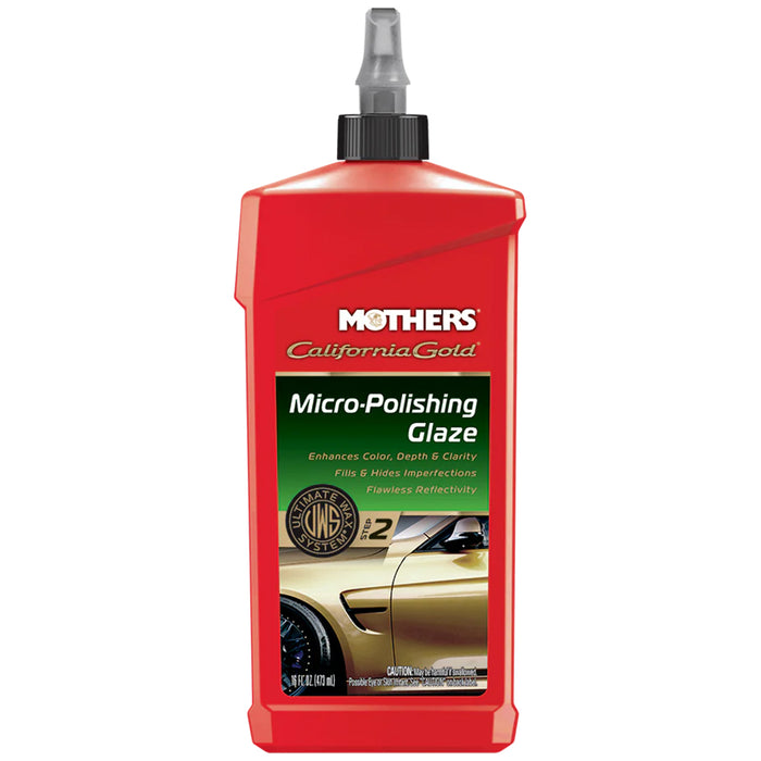 Mothers California Gold Micro-Polishing Glaze, 08100 - 16 oz.