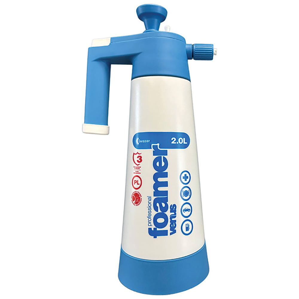 Kwazar Venus Pro+ Foamer Compression Sprayer - 2.0 Liter, Blue