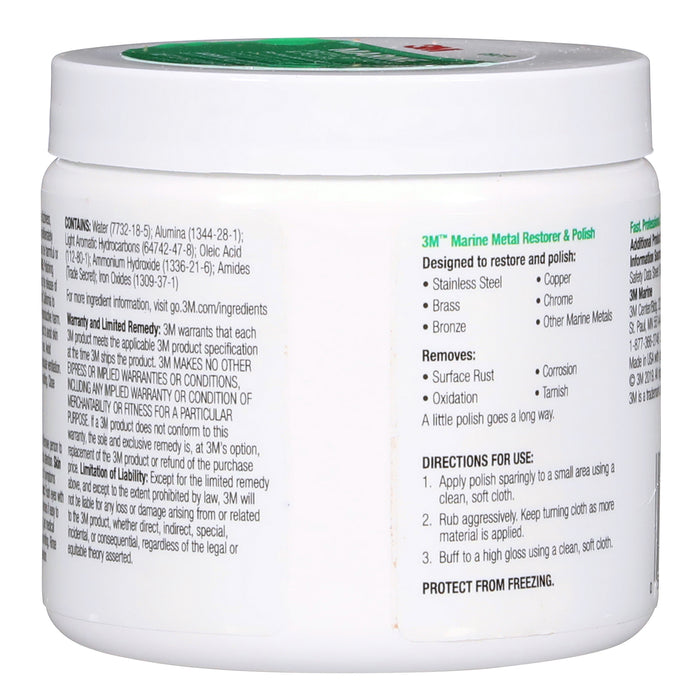 3M Marine Metal Restorer & Polish, 09019 - 18 oz.