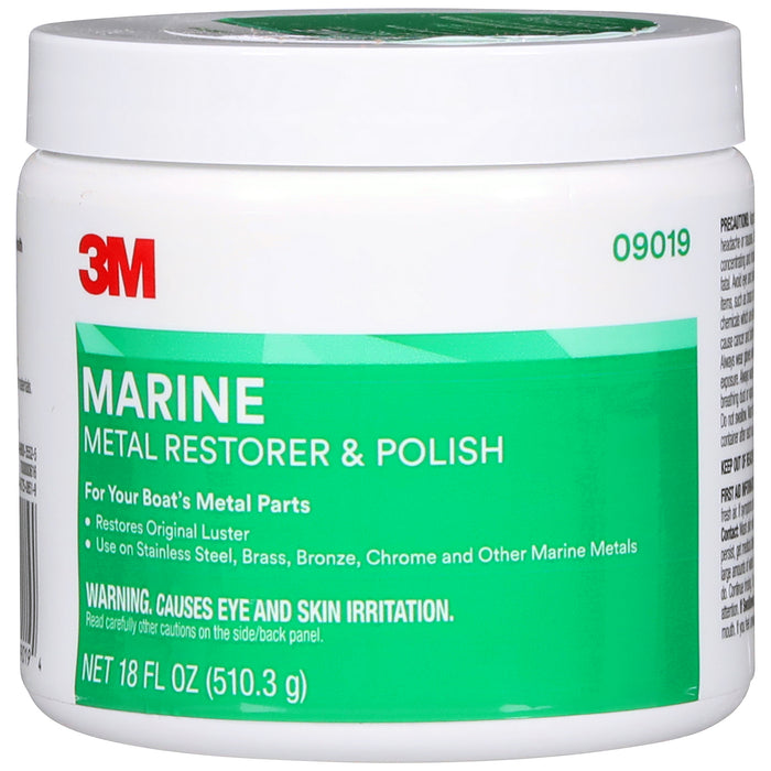 3M Marine Metal Restorer & Polish, 09019 - 18 oz.