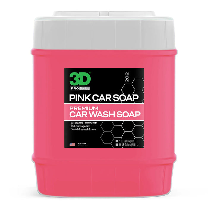 3D Pink Car Soap - 5 gal