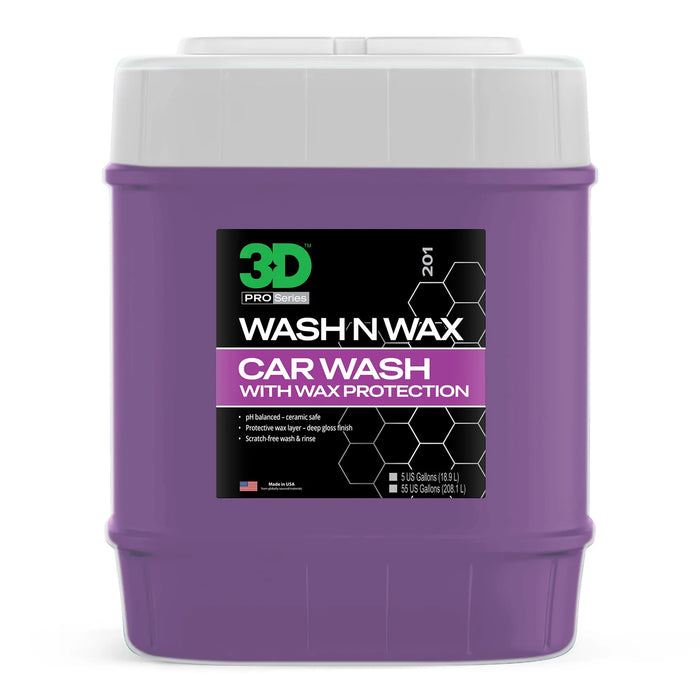 3D Wash N Wax - 5 gal