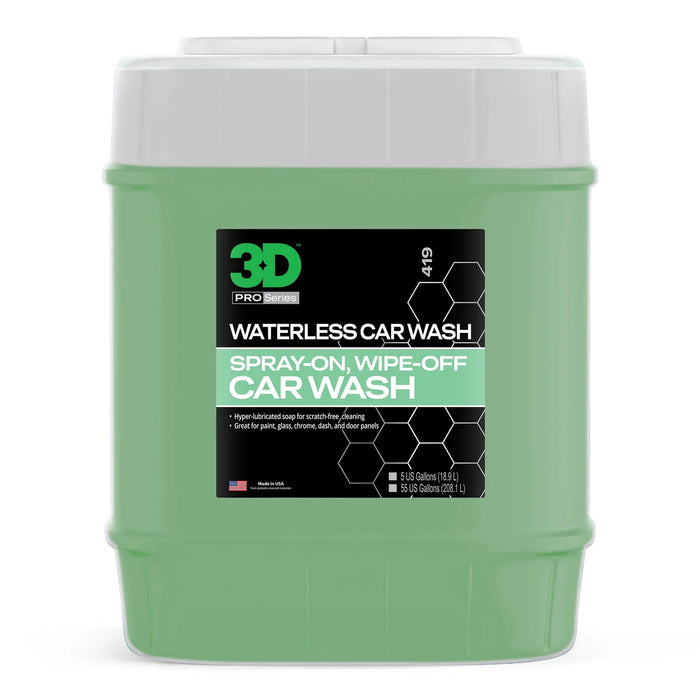 3D Waterless Car Wash - 5 gal