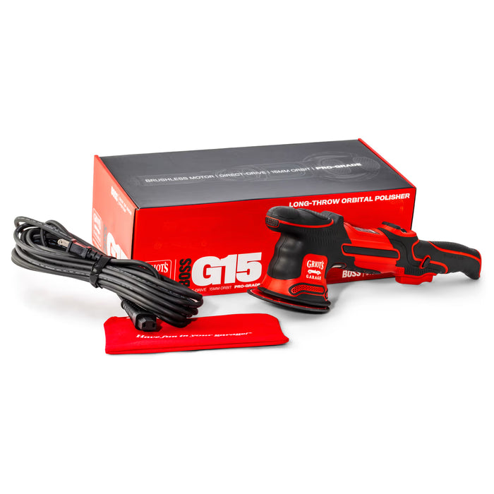 Griot's Garage BOSS G15 Brushless Long-Throw Orbital Polisher