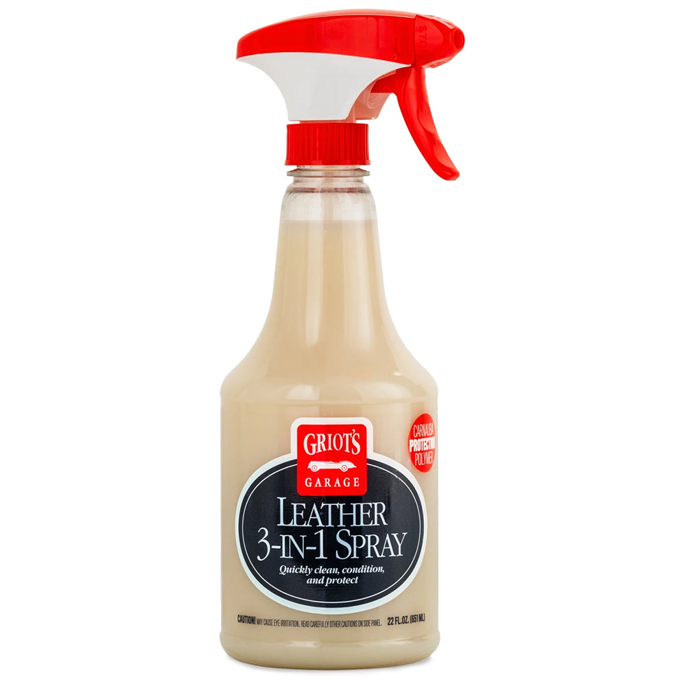 Griot's Garage Leather 3-in-1 Spray - 22 oz. — Detailing.com