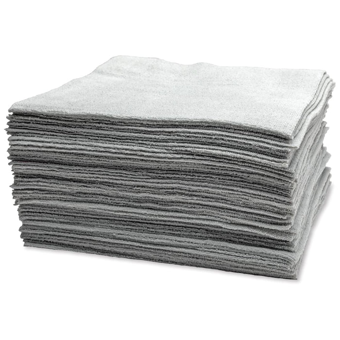 Griot's Garage Microfiber Edgeless Utility Towels - 12" x 12", Gray (50 pack)
