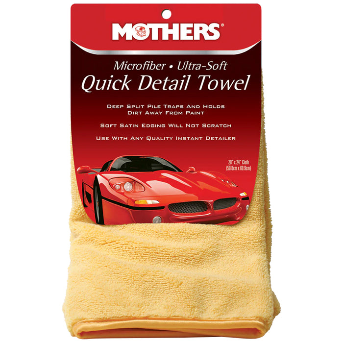 Mothers Microfiber Ultra-Soft Quick Detail Towel, 155600
