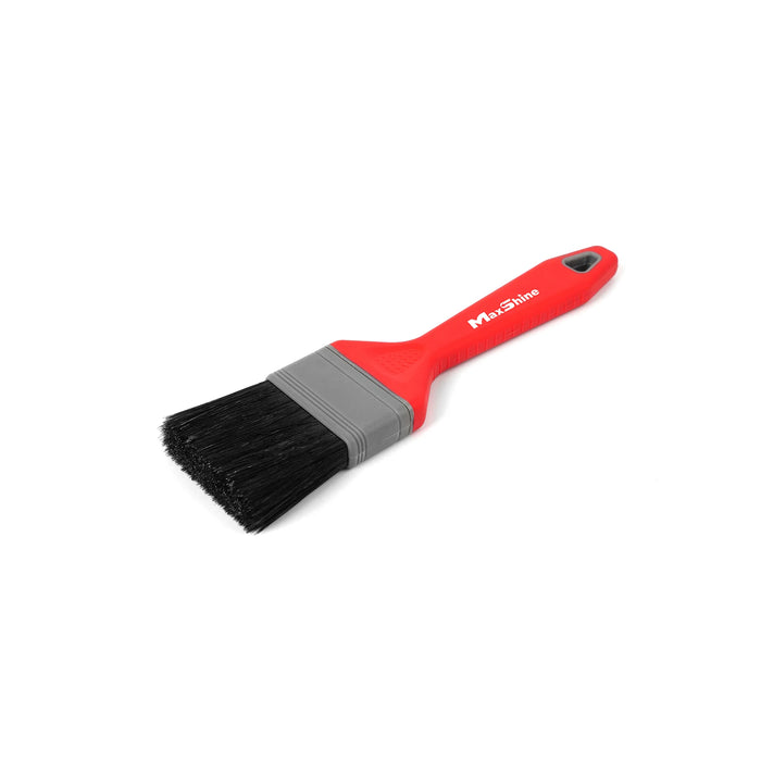 MaxShine Flat Detailing Brush - Medium - Red