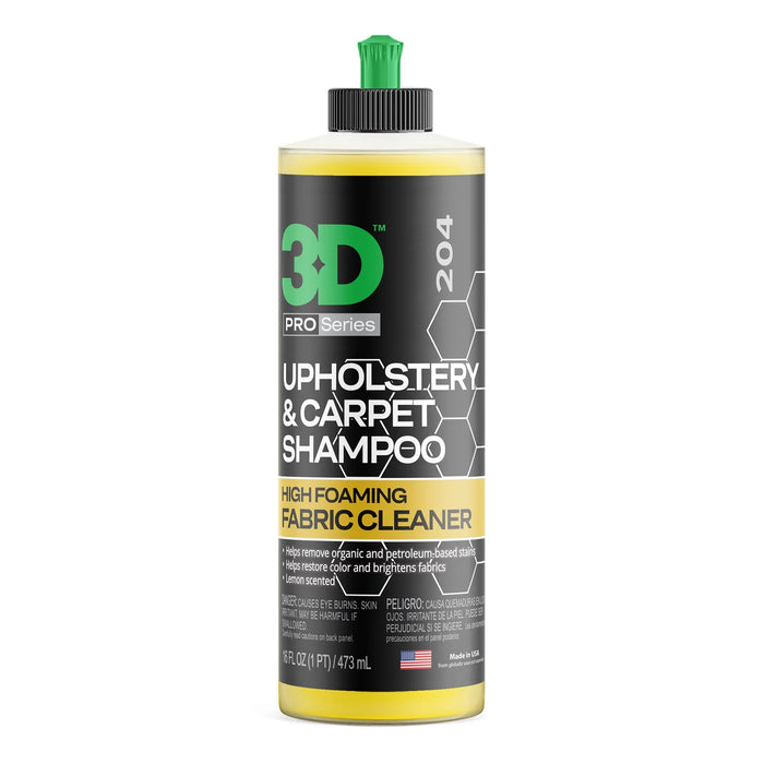 3D Upholstery & Carpet Shampoo - 16 oz