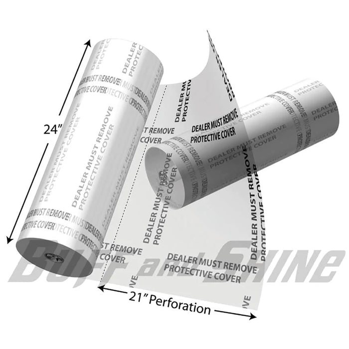 Buff and Shine Carpet Film - 4 mil, 24" x 200 ft