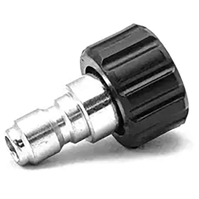 MTM Hydro M22 15mm Twist Seal Coupler X 3/8" Stainless Steel QC Plug