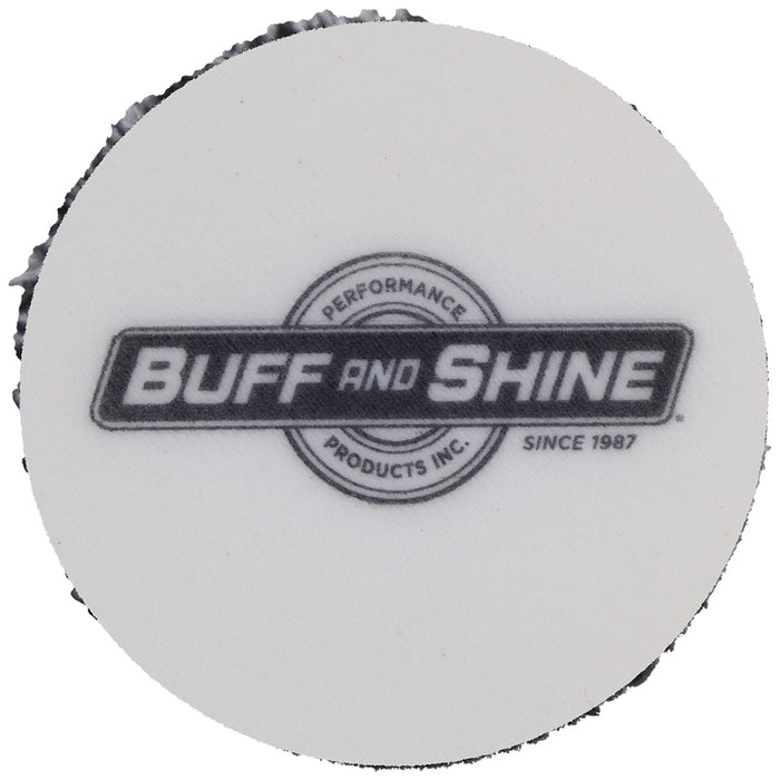 Buff and Shine Uro-Fiber Microfiber Cutting Pad - 2", Black/White (4 pack)