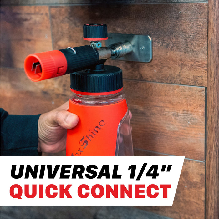 MaxShine Quick Connect Foam Cannon Wall Mount