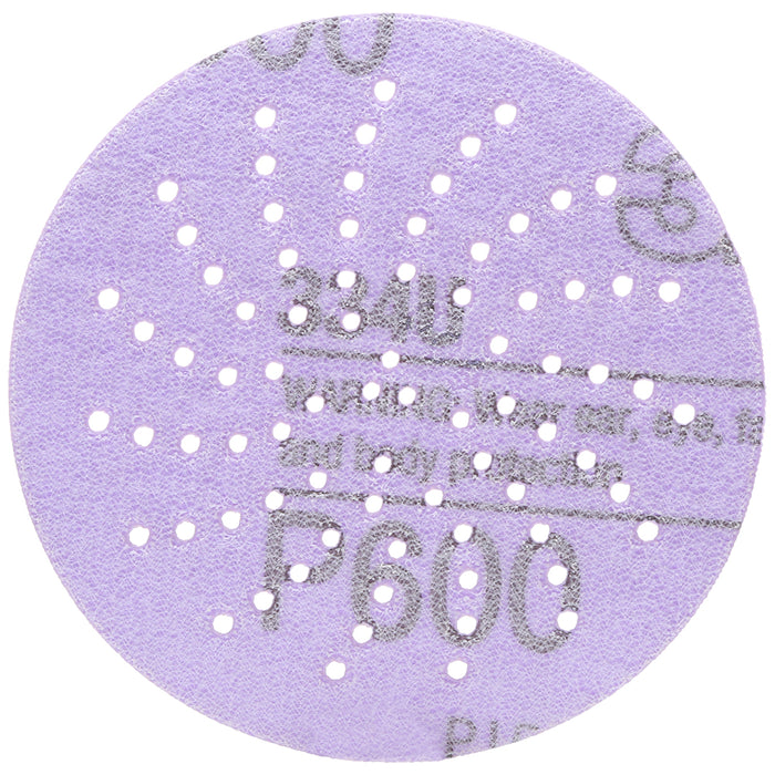 3M Purple Clean Sanding Discs, 30261 - 3", 600 grit (box of 50)
