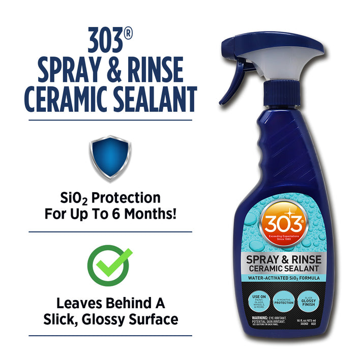 303 Spray & Rinse Ceramic Sealant - 16 oz.