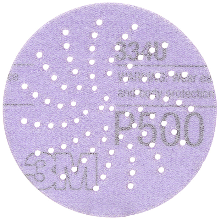 3M Purple Clean Sanding Discs, 30272 - 3", 500 grit (box of 50)