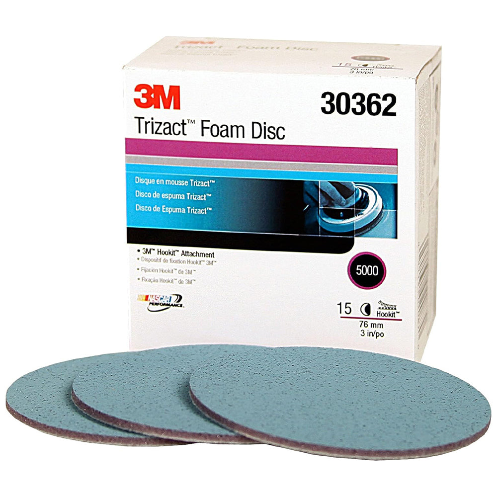 3M Trizact Hookit Foam Sanding Discs, 30362 - 3