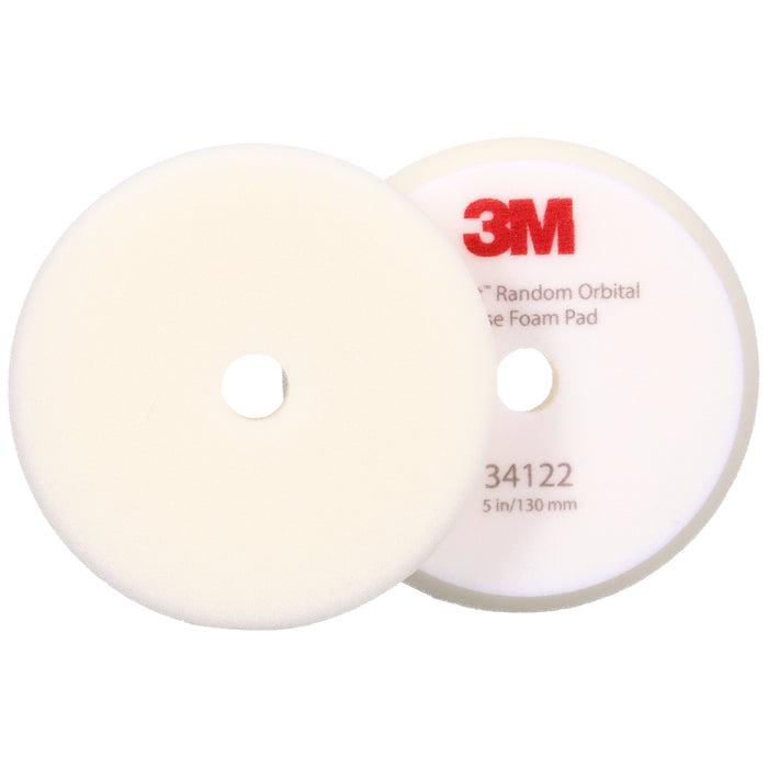 3M Perfect-It Random Orbital Foam Compounding Pad, 34122 - 5" White Foam (2 pack)