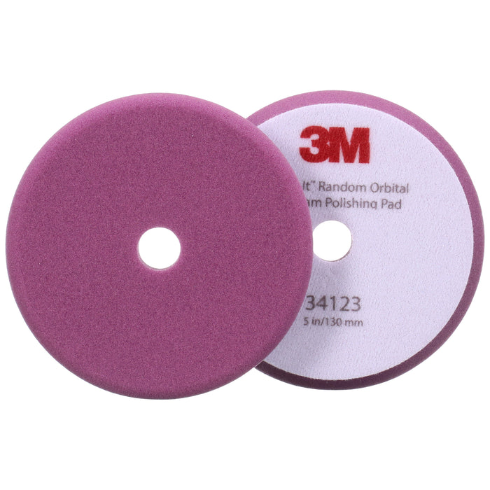 3M Perfect-It Random Orbital Foam Polishing Pad, 34123 - 5" Purple Foam (2 pack)
