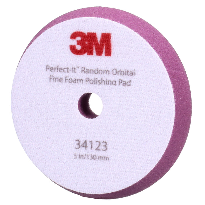 3M Perfect-It Random Orbital Foam Polishing Pad, 34123 - 5" Purple Foam (2 pack)
