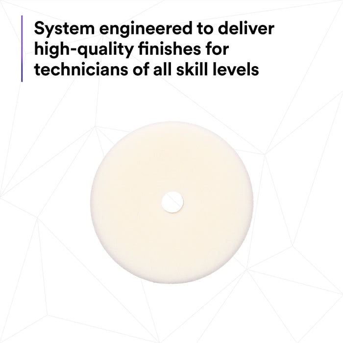 3M Perfect-It Random Orbital Foam Compounding Pad, 34126 - 6" White Foam (2 pack)