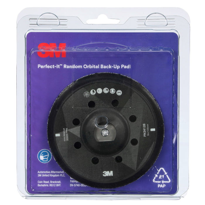 3M Perfect-It Random Orbital Polisher Back-up Pad, 34128 - 5"