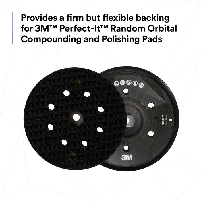 3M Perfect-It Random Orbital Polisher Back-up Pad, 34129 - 6"