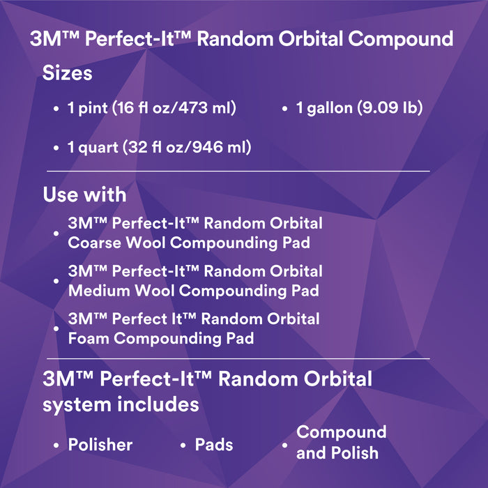 3M Perfect-It Random Orbital Compound, 34131 - 32 oz.