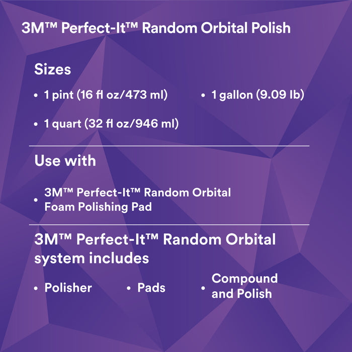 3M Perfect-It Random Orbital Polish, 34134 - 32 oz.