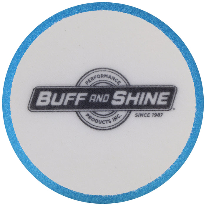Buff and Shine Uro-Tec Foam Heavy Cutting Pad - 3", Blue (2 pack)