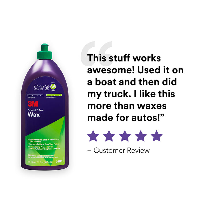 3M Perfect-It Boat Wax, 36113 - 32 oz.
