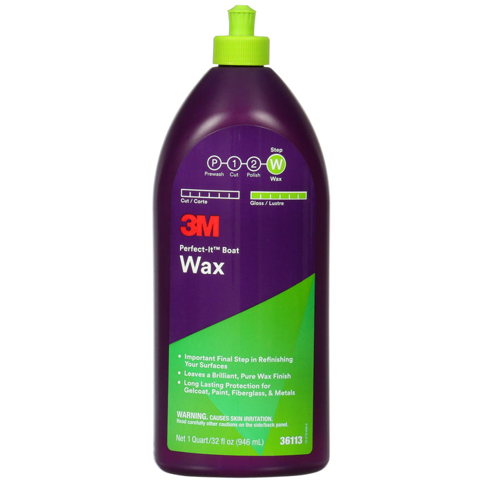 3M Perfect-It Boat Wax, 36113 - 32 oz.