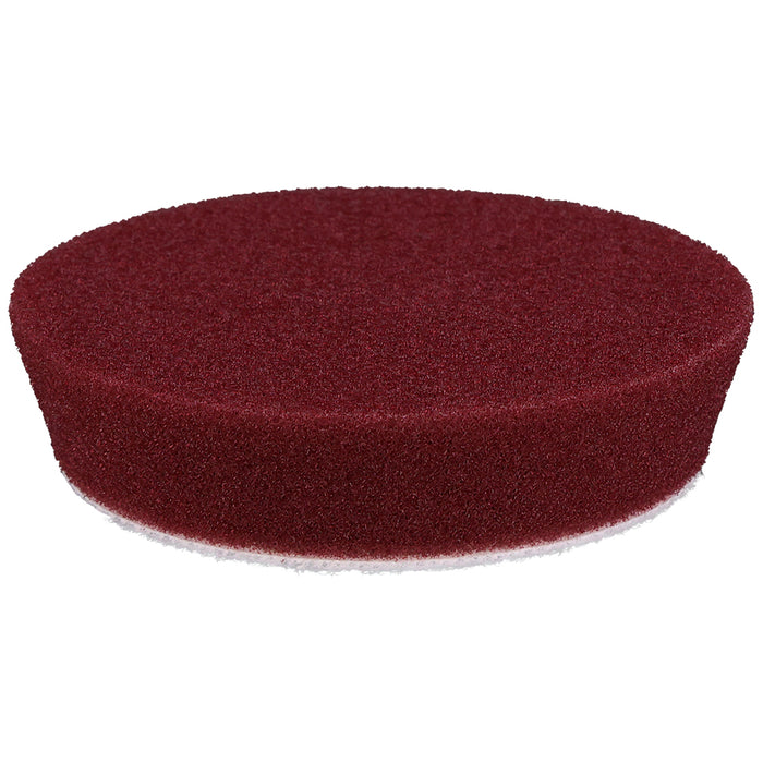 Buff and Shine Uro-Tec Foam Medium Cutting Pad - 3", Maroon (2 pack)