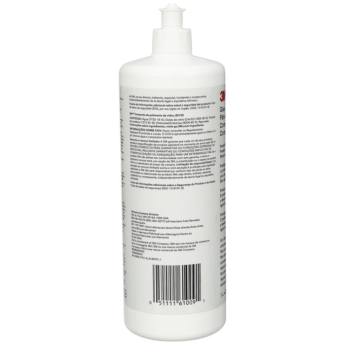 3M Glass Polishing Compound, 60150 - 32 oz.
