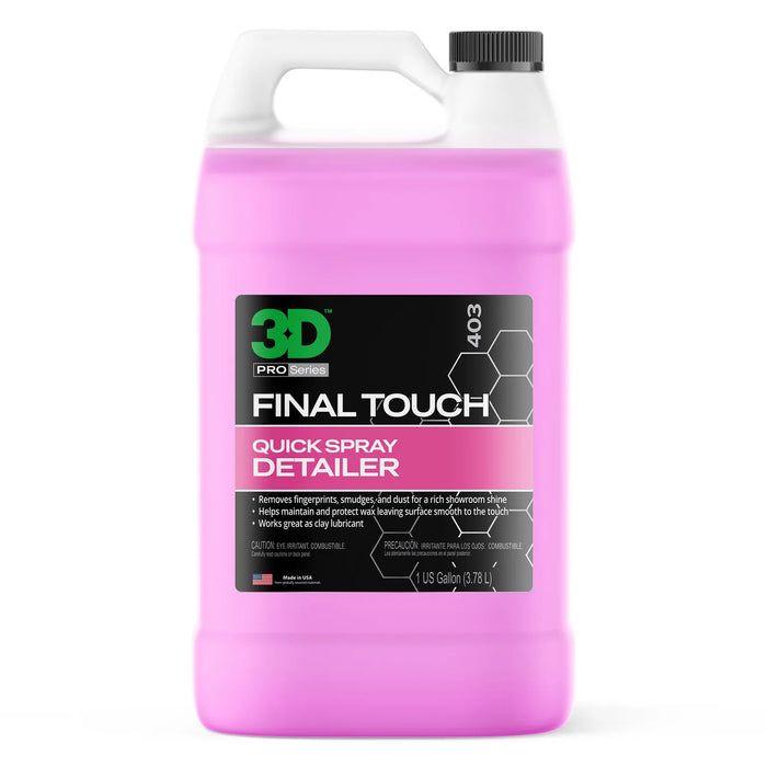 3D Final Touch Quick Spray Detailer - 1 gal
