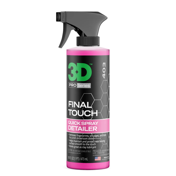3D Final Touch Quick Spray Detailer - 16 oz