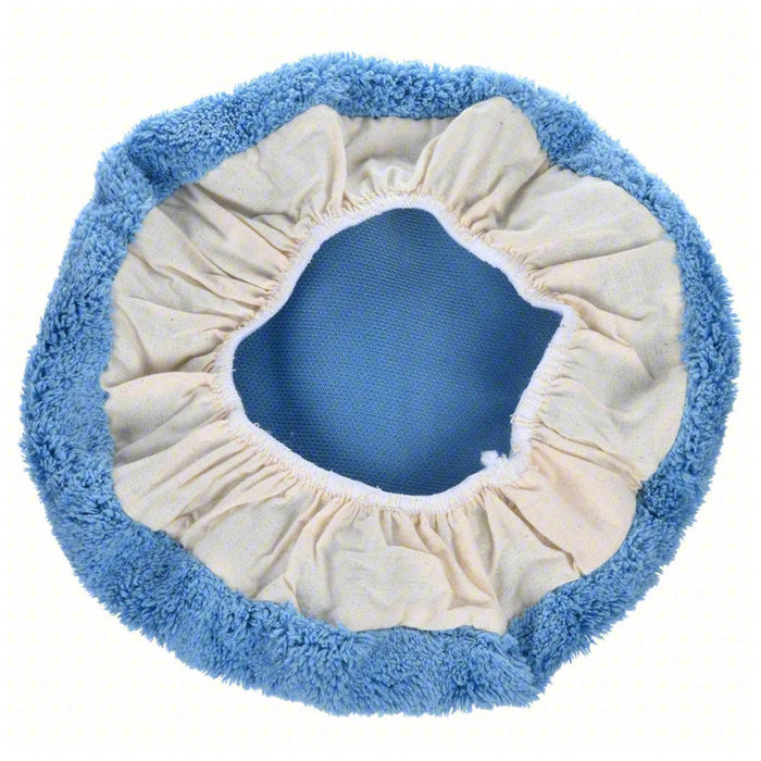 AutoSpa Blue Microfiber Polishing Bonnets - 9-10" (2 pack)