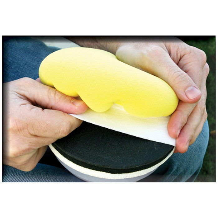 AutoSpa Yellow Foam Application Bonnet - 7-8"